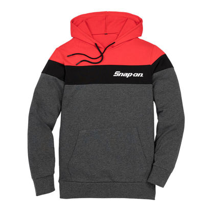 Clothing - SNP2236-L - Hoodie Red / Black / Grey - Large