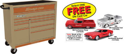 Snap-on Tan Extreme 10 Drawer Roll Cabinet KRA2210KZUTE-E