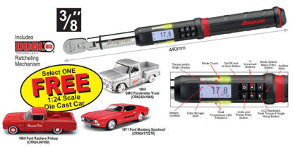 Snap-on 3/8" Flex-Head TECHANGE Torque Wrench (5 - 125Nm) - XXMAY102
