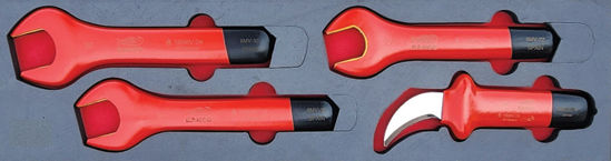 Picture of MOD.211BH45S - 1000V Knife & Open End Spanner Set 27-32mm; 4Pc