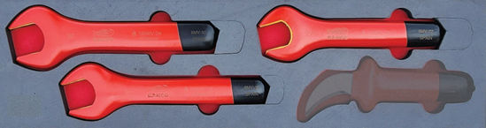 Bahco - MOD.211BH45S3 - 1000V Open End Spanner Set 27-32mm; 3Pc