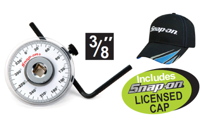 Snap-on XXMAY124 Torque Angle Gauge 3/8" with Licensed Cap