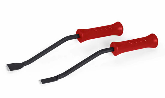 Snap-on - CSAB200R - Heavy-Duty Angled Striking Carbon Scraper Set (Red); 2Pc
