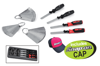 Snap-on XXMAY160 Feeler Gauge Blade Set with Instinct Handles and Snap-on Cap