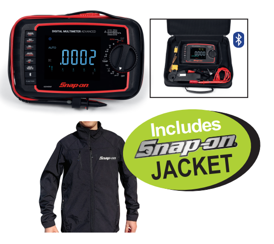 Snap-on EEDM596FK Advanced Digital Multimeter Kit with Jacket