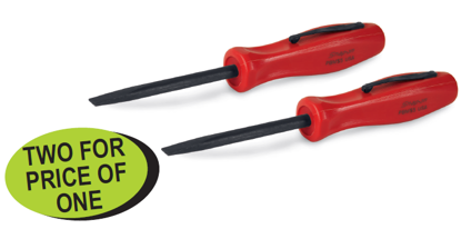 Snap-on XXJUL123 Straight Tip Pocket Prybar (125mm) - Strong Alloy Steel, Black Coating