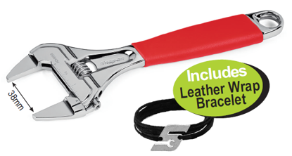 Snap-on XXJUL101 SLIM-LINE Wide-mouth Shifter (200mm) with Leather Wrap Bracelet