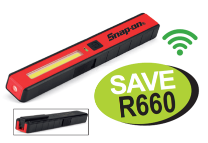 Snap-on XXJUL162 Wireless Rechargeable PEN-LIGHT, 300 Lumen, USB-C Charging, IP65 Water & Dust Resistant