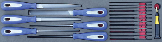 Irimo - MOD.120BH45S - Mini and Standard File Set; 19Pc