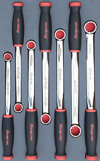 Snap-on - MOD.970SH42D - MOD.970SH42D - Soft Grip Box Spanner Set 16-24mm; 7Pc - Metric