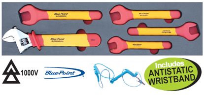 Blue-Point 8pc Open-End Insulated Spanner Set with Wristband