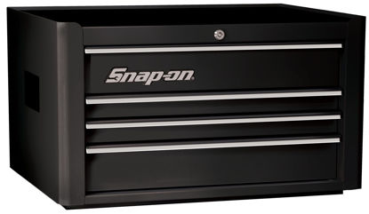 Snap-on - KRA2004KZUBS-WO - Standard 4Drw Top Chest; Black with PVC Trims