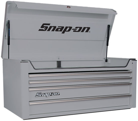 Snap-on - KRA2104KZUAS-WO - Wide 4Drw Top Chest; Arctic Silver with PVC Trims