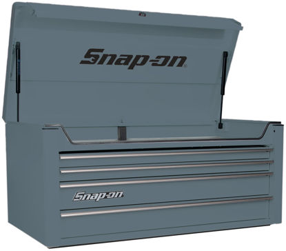 Snap-on KRA2104KZUSS-WO - Top Chest Wide 4 Drawers Storm Grey with PVC Trims