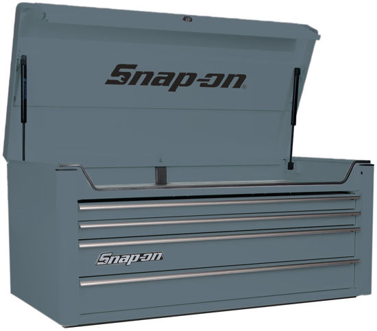 Snap-on KRA2104KZUSS-WO - Top Chest Wide 4 Drawers Storm Grey with PVC Trims