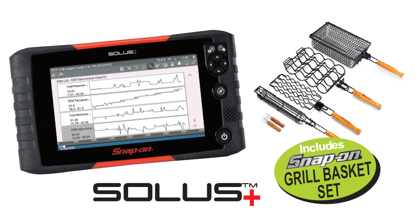 Snap-on SOLUS+ Full Function Scan Tool with Grill Basket Set - XXDEC152
