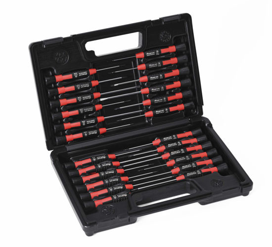 Snap-on - SGDEX24RK - Electronic ESD Miniature Screwdriver Master Combination Set 24Pc (Red)