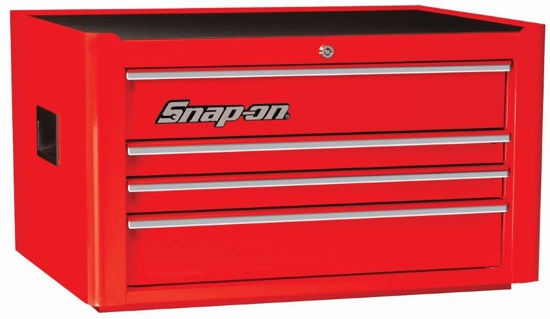 Snap-on - KRA2004KZURS-WO - Standard 4Drw Top Chest; Red with PVC Trims