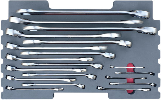 Irimo - MOD.505SR43F - Combination Spanner Set 1/4" - 1-1/2"; 19Pc - Imperial (suitable for KMC Tool Chest Only)