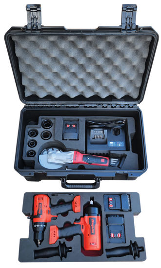 Snap-on - HIM250CTGDI50-WO - 18V Cordless Tool Set with Carry-on Case on Wheels; 12Pc