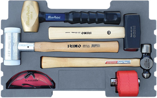 Snap-on Blue - MOD.509SR43F - Hammers Set; 6Pc (suitable for KMC Tool Chest Only)