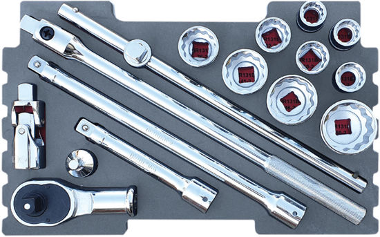 Irimo - MOD.512SR43F - 3/4" Sockets and Accessories Set; 16Pc (suitable for KMC Tool Chest Only)