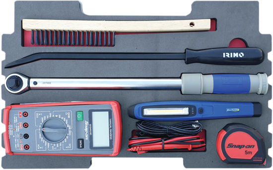 Snap-on Blue - MOD.504SR43F - Multimeter, Torque WRench & Utility Set; 6Pc (suitable for KMC Tool Chest Only)