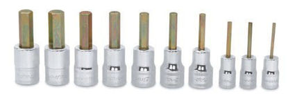 Snap-on - 210EFTAMY - 1/4"& 3/8" Drive Combination Hex Bit Socket Set 2-10 mm; 10Pc