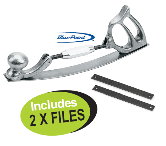 XXMAR206 Snap-on Blue Flexible File Holder with 2 Files - Professional Metal Working Tool