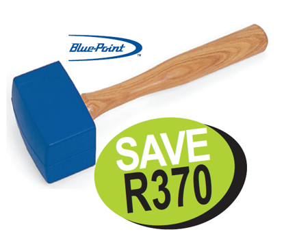 XXMAR216 Snap-on Blue Soft Blow Mallet BF623 - Special Polymer Head with Wood Handle
