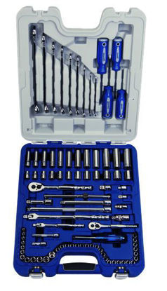 Williams - WIL50622B - 1/4" & 3/8" Drive 6 & 12Pt Metric Master Socket, Spanner and Screwdriver Set in Moulded Case; 89Pc