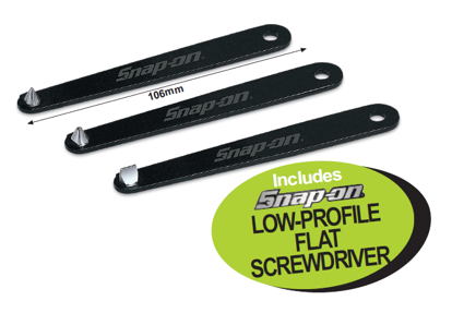 XXAPR219 Snap-on Low-Profile Screwdrivers Includes Snap-on LOW-PROFILE FLAT SCREWDRIVER
