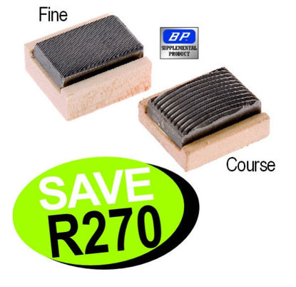 XXMAR262 Nib File Set (2pc) Includes: Removes runs and dirt nibs, Honed tips of teeth shave without digging in, Fine grade